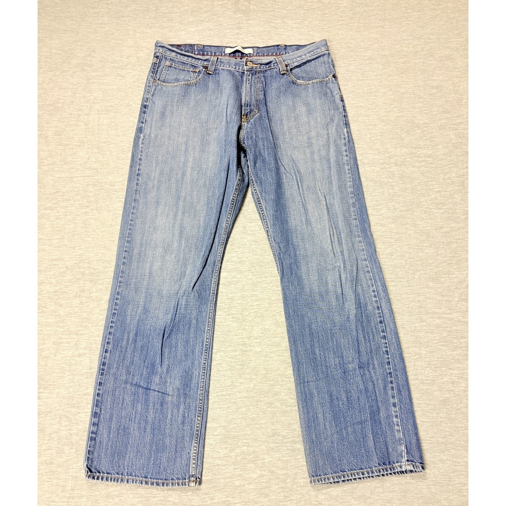 Tommy Hilfiger Freedom Relaxed Fit Jeans Mens 38 Blue Denim Wide Leg Comfort